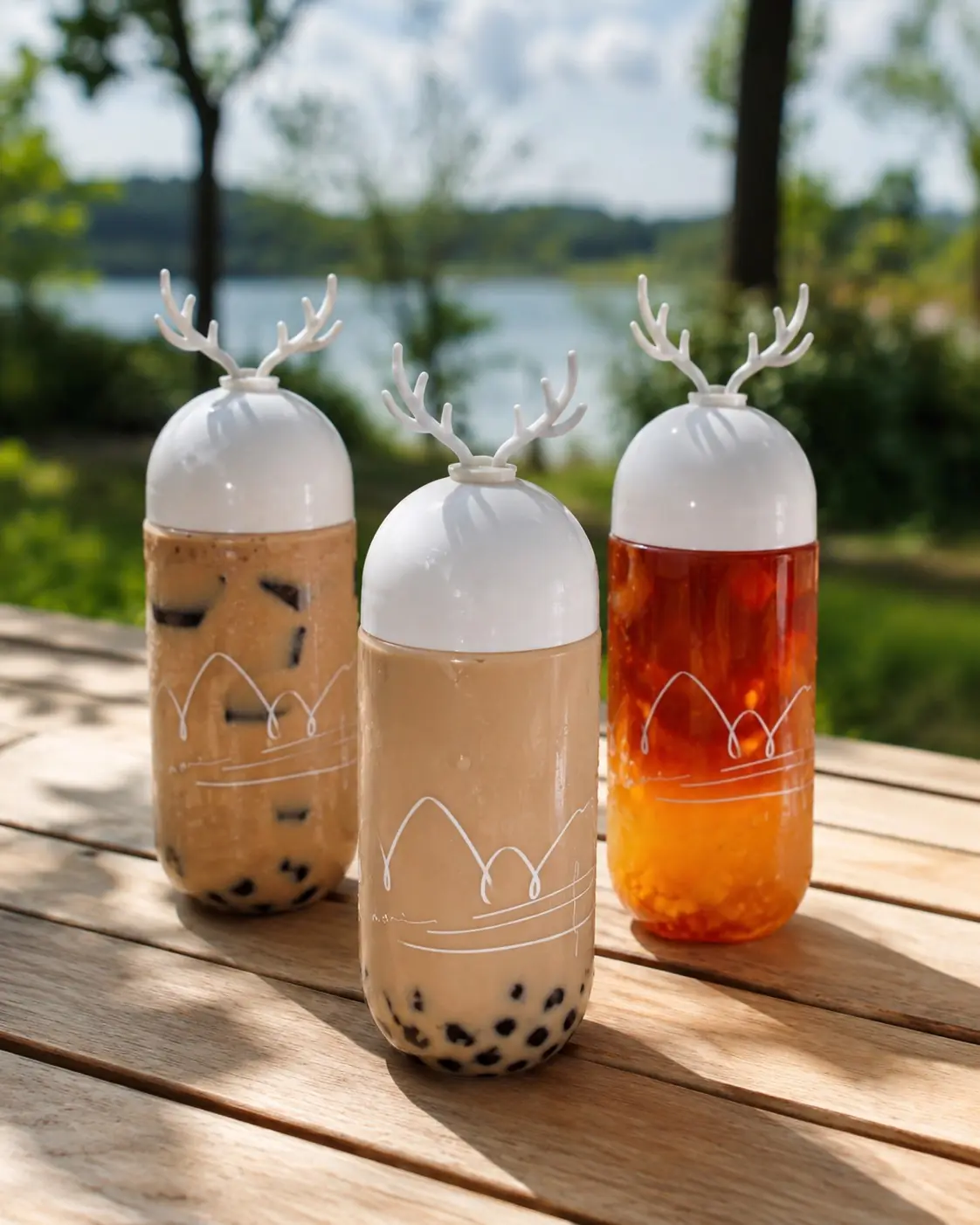 HITHERE 特色主題飲品與加料茶飲，可依品牌色與活動調性規劃
